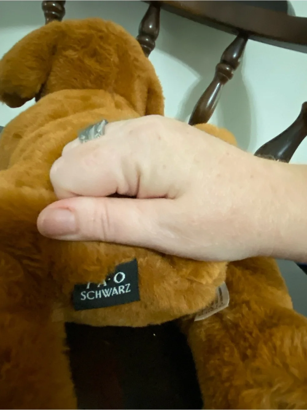 F.A.O. Schwarz brand Plush Golden Retriever stuffed animal
